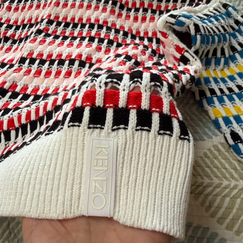 Kenzo Colorful Striped  Sweater - Picture 6 of 7
